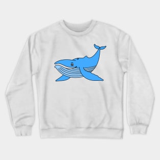 Cute Happy Whale Sea Animal Crewneck Sweatshirt